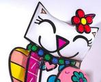 Romero Britto Red Flower