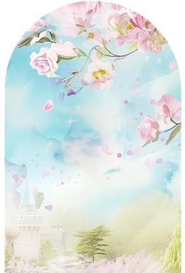 FAIRYTALE CASTLE BACKDROP COVER FOR RENT