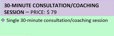 Consultation/Coaching 30-minute