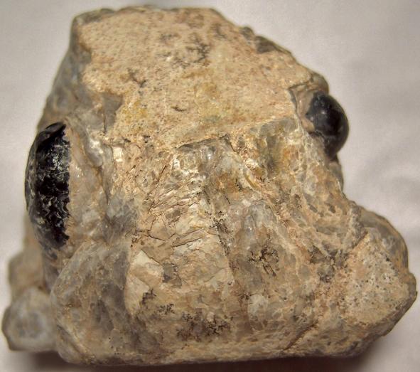 APACHE TEARS OBSIDIAN in perlite - Apache Tears locality, Picketpost Mountain area, Superior, Pinal County, Arizona, USA