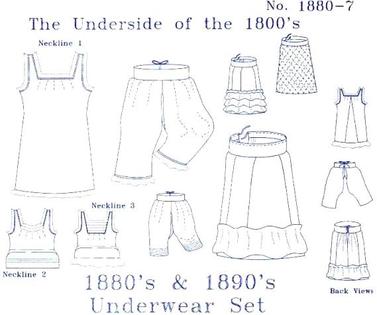 Victorian Corsets, Chemise and Drawers Pattern (Sewing Pattern) :  : Home