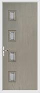 4 Square Door lignum glass