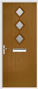 3 Diamond Composite Door obscure glass