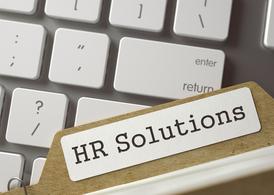 A professional HR consultant advising a small business team.