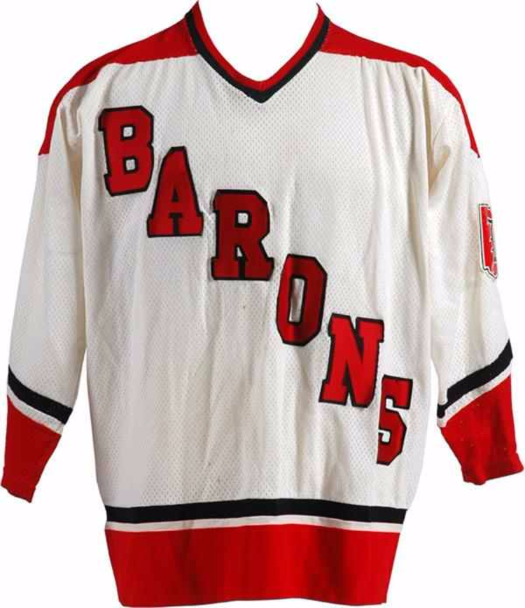 Custom Cleveland Barons 1976 Throwback Vintage NHL Hockey