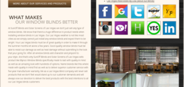 Sunoff Blinds and Solar Screens of Las Vegas web link