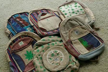 Large Hemp Back Packs