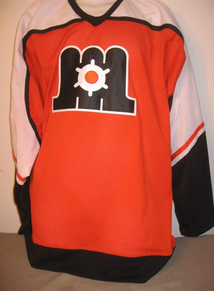 QualityJerseys Any Name Number Maine Mariners Retro Hockey Jersey Orange Any Size - Orange - Polyester - M