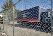 Chain link fence built by All American Fence company and fence contractor