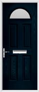 4 Panel 1 Arch Composite Door obscure glass