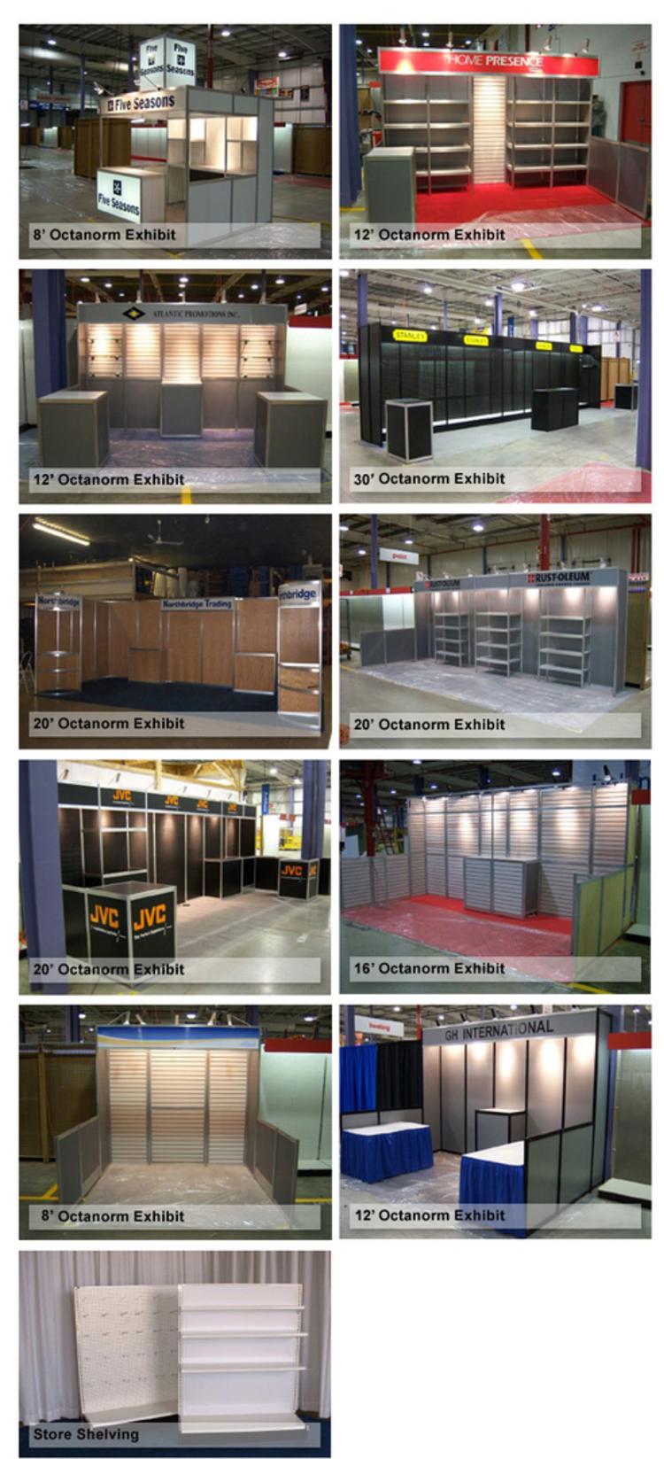 custom octanorm exhibit booths hahn rentals