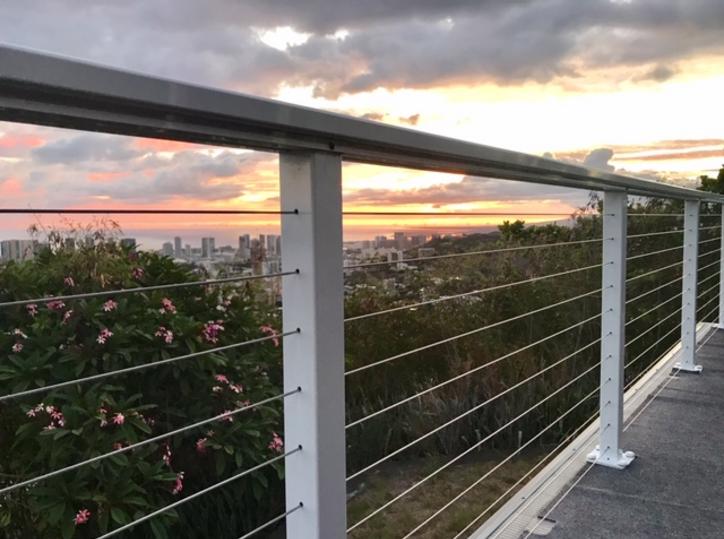 cable railing Honolulu, Aluminum Railing System Hawaii,Cable railing Hawaii, Aluminum Cable railing Oahu, Cable railing Honolulu, cable railing