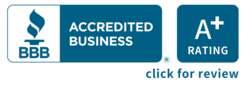 Better Business Bureau A + Business Accreditation Seal