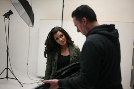 Actress getting firearm training