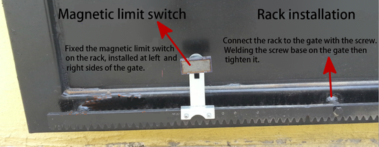 automatic sliding gate installation