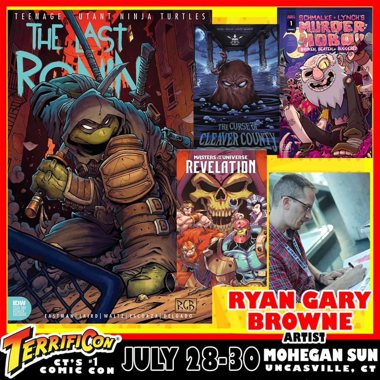 TERRIFICON GUEST RYAN GARY BROWNE ZOMBIE PETS