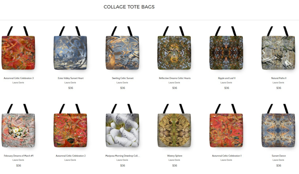 Tote Bag from Fine Art Photo & Collage by Laura Davis