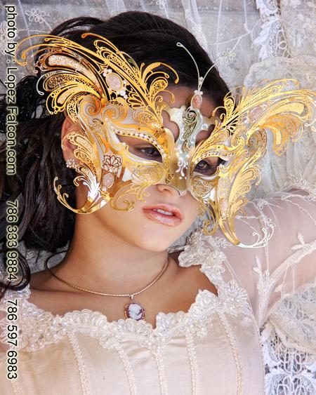 Quince Phantom of the Opera masquerade themed Quinceanera Miami ...