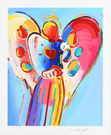 Peter Max Angel with Heart