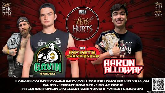 Infinity Championship Match: Gavin Gradely vs. Aaron Alloway