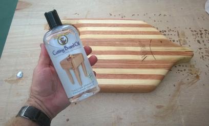 Nautical Fish Shaped DIY Butchers Block Cutting Board. Free step by step instructions. www.DIYeasycrafts.com