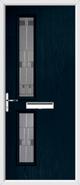 2 Square Door lignum glass