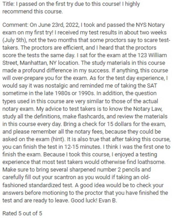 Official NY State Notary Public License Classes, Notary Online License