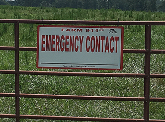 Farm 911 Signs Farm Safety And Emergency Signage Sign Farm Loss Mitigator