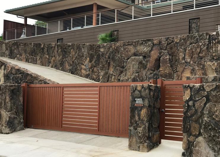 Island Style Gates, Aluminum gates Hawaii, Driveway gate Honolulu, Privacy Gates Oahu, Custom Gates Oahu, Automatic Gates Hawaii