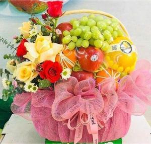hoa quả nhập khẩu, giỏ hoa quả, lẵng hoa quả