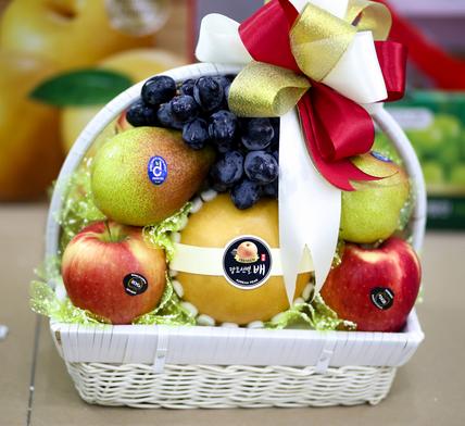 Giỏ hoa quả, Giỏ hoa quả nhập khẩu đẹp, Giỏ hoa quả sinh nhật