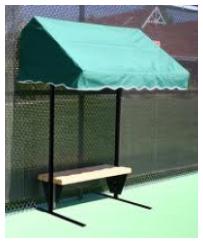 commercial covered bench