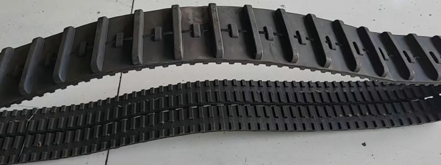 Rubber track for UGV robot chassis