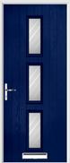 3 Square Composite Door stripes glass