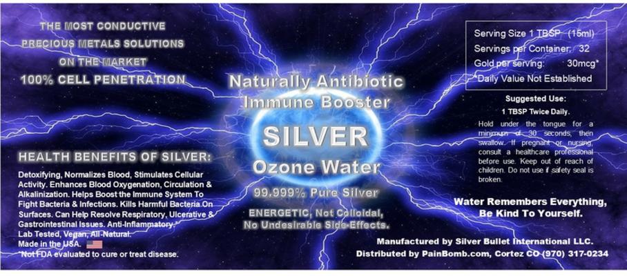 Plasma Activated Gold and Silver Ozone Water