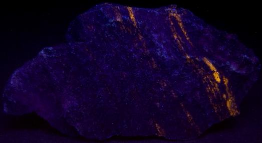 fluorescing SPHALERITE, DIOPSIDE, PYRITE, CALCITE, PHLOGOPHITE - Edwards, Balmat-Edwards Zinc District, St. Lawrence County, New York, USA