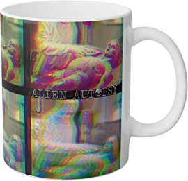 "Alien Autopsy TV Colour Phase" White Mug, 11oz