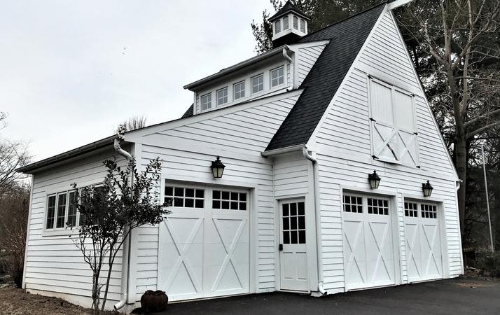 Hardie Siding & Pella WIndows Potomac, MD Rear Before