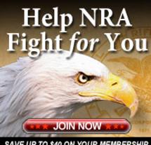 an NRA picture, an eagle and "Help NRA Fight for you"