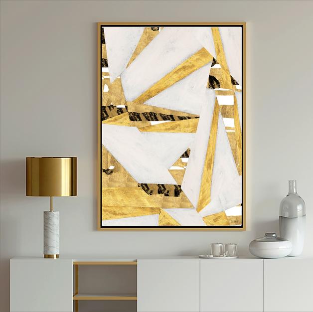 Gold Abstract Art, #Gold art, #abstract art, #Dubois Art