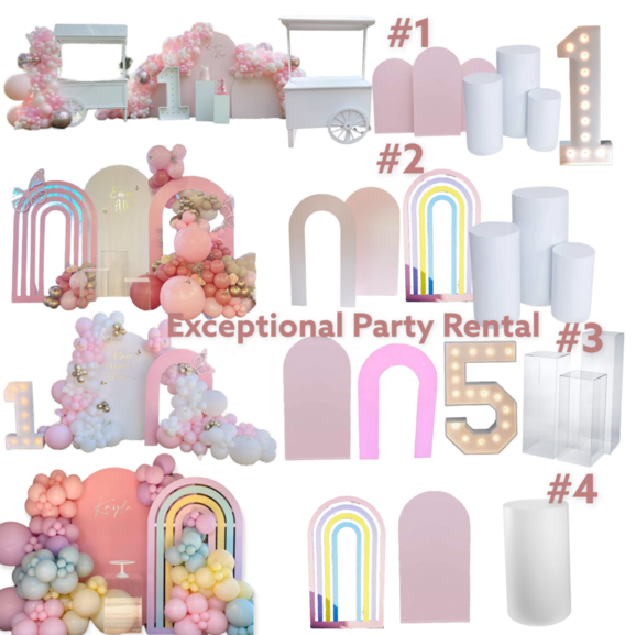 kids decor packages marquee numbers for rent