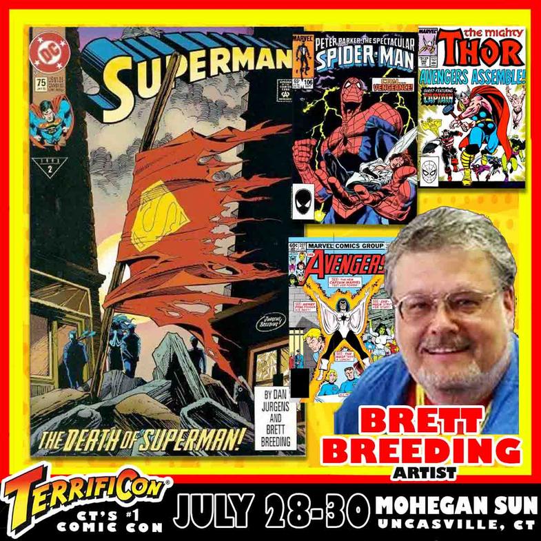 BRETT BREEDING terrificon Connecticut's #1 comic con