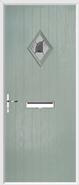 Cottage Diamond Composite Door monza glass