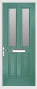 2 Panel 2 Square Door obscure glass