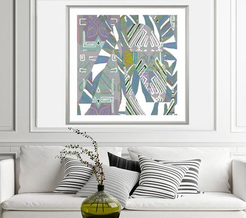 multi-color abstract art - Dubois Art