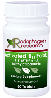 Adaptogen Research, Activated B12 Folate