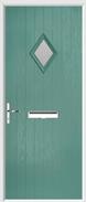 Cottage Diamond Composite Door obscure glass