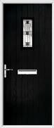 Cottage Rectangle Composite Door aspen glass