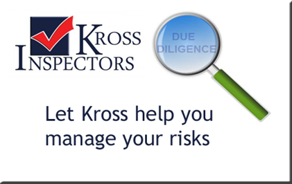 let kross inspectors help you manage your risks during due diligence