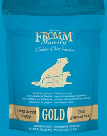 FROMM Large Breed Puppy Gold Premium dry Dog Food Comes in 33, 15 and 5 pounds bags